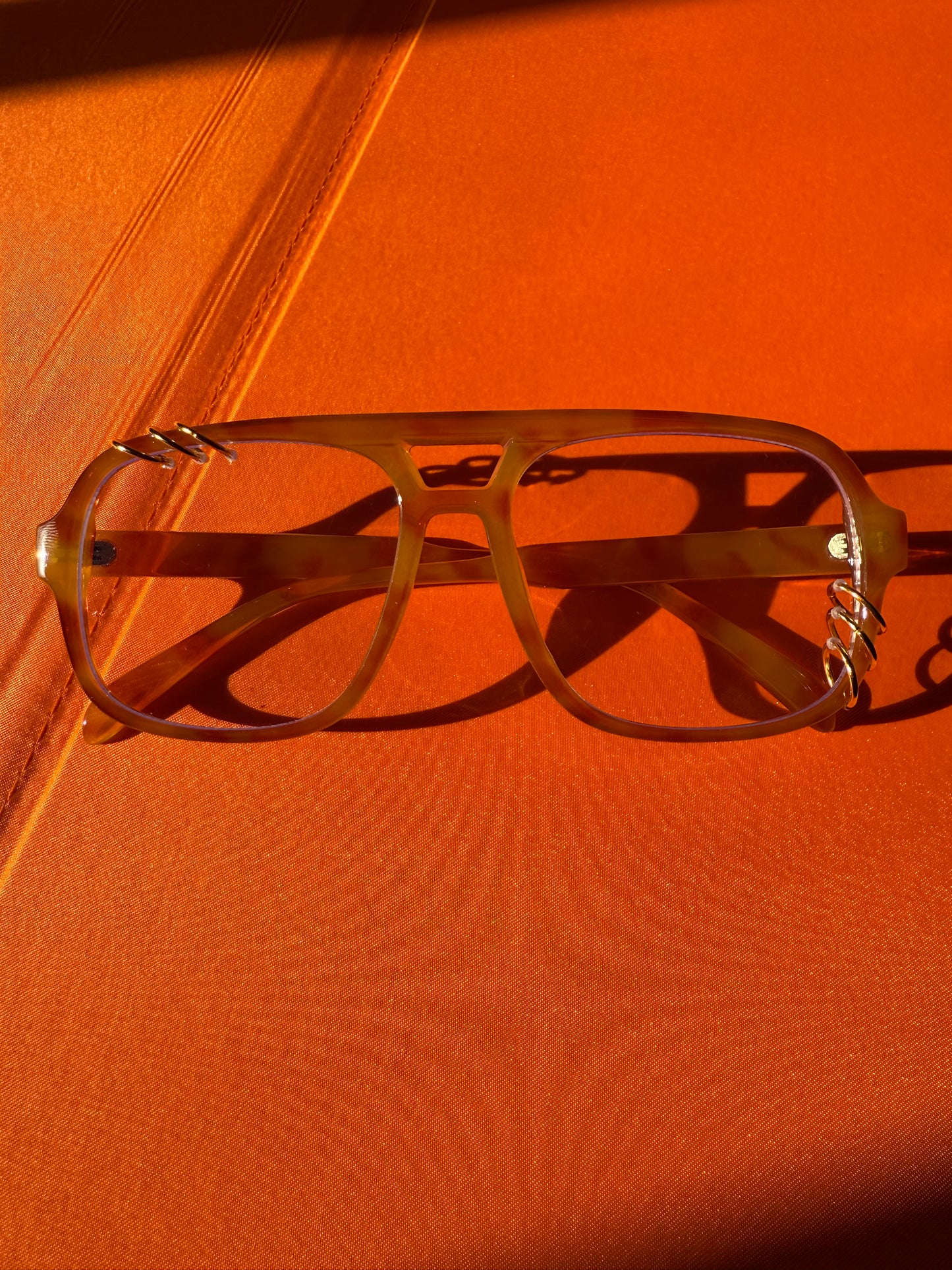 Orange Tortoise Aviator