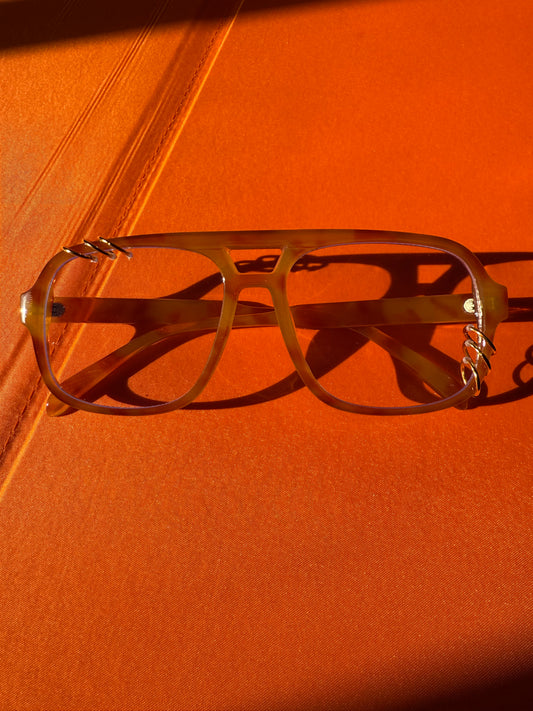 Orange Tortoise Aviator