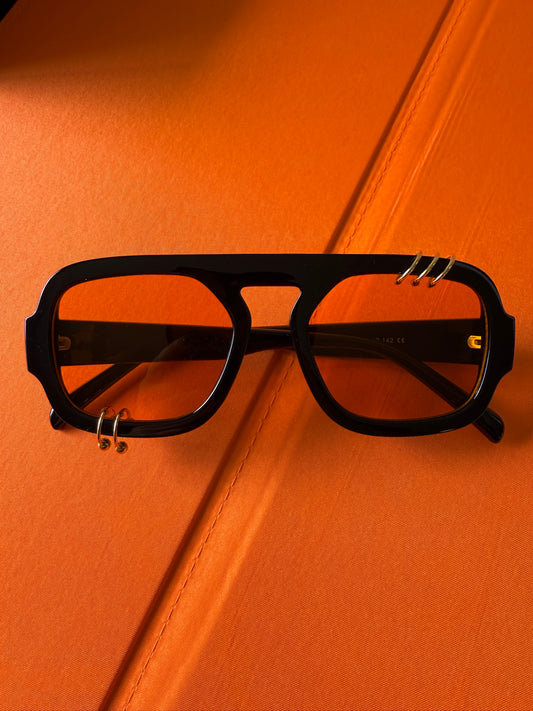 Black & Orange w/ Gold *RESTOCK*