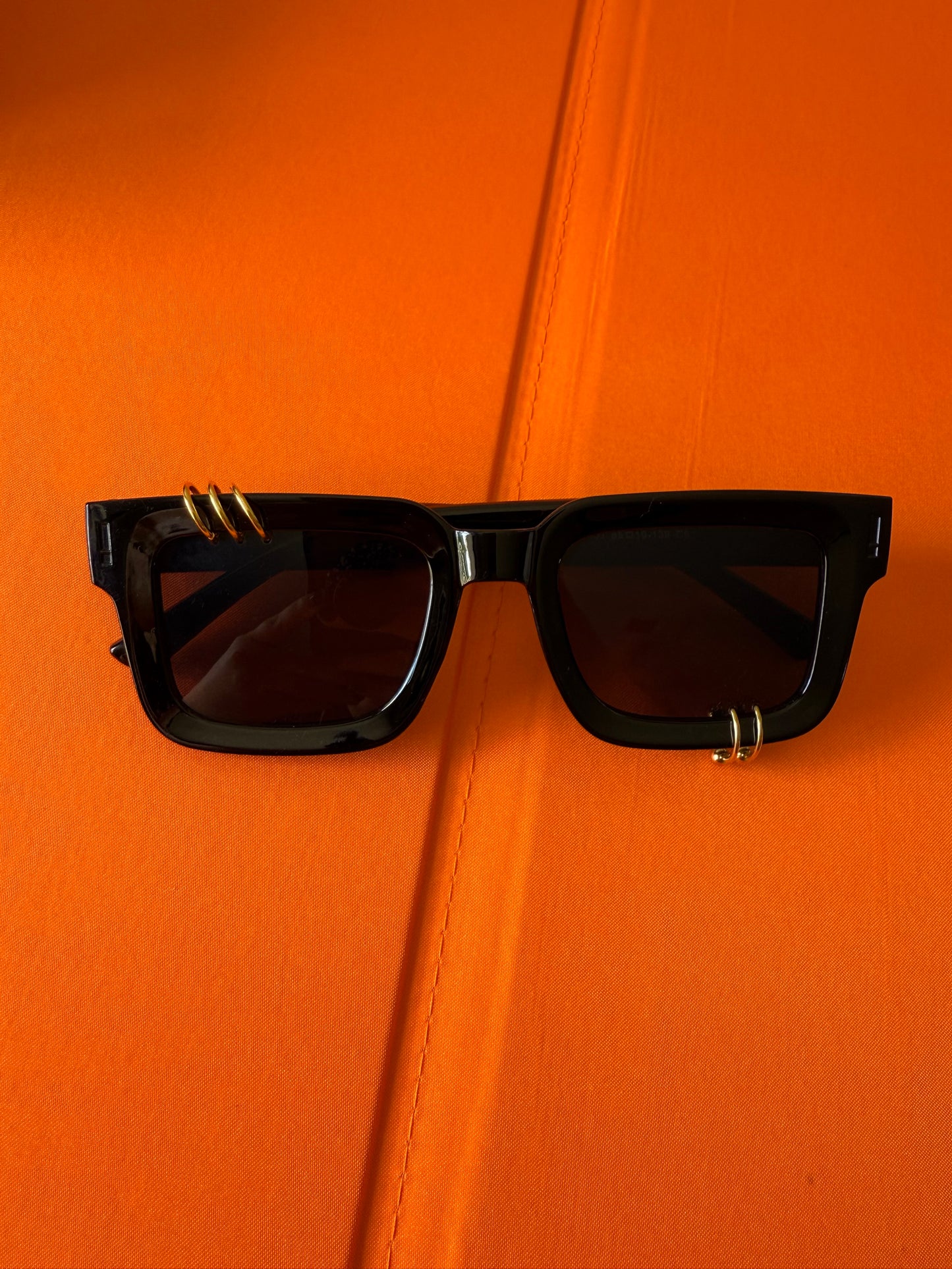 Black on Black Square w/ Gold *RESTOCK*