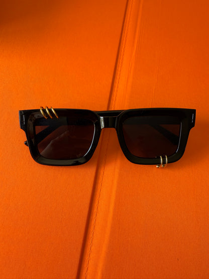 Black on Black Square w/ Gold *RESTOCK*