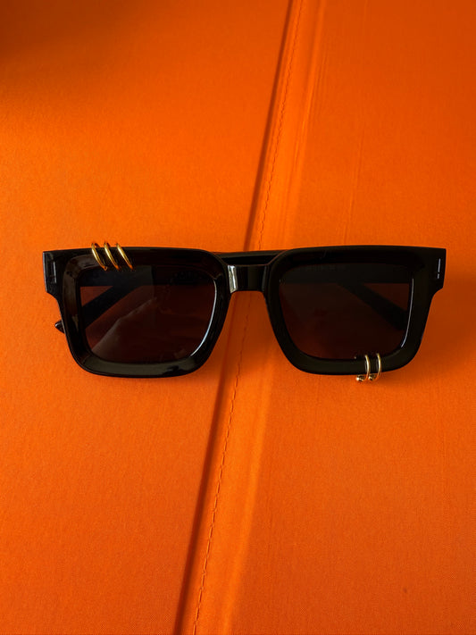 Black on Black Square w/ Gold *RESTOCK*