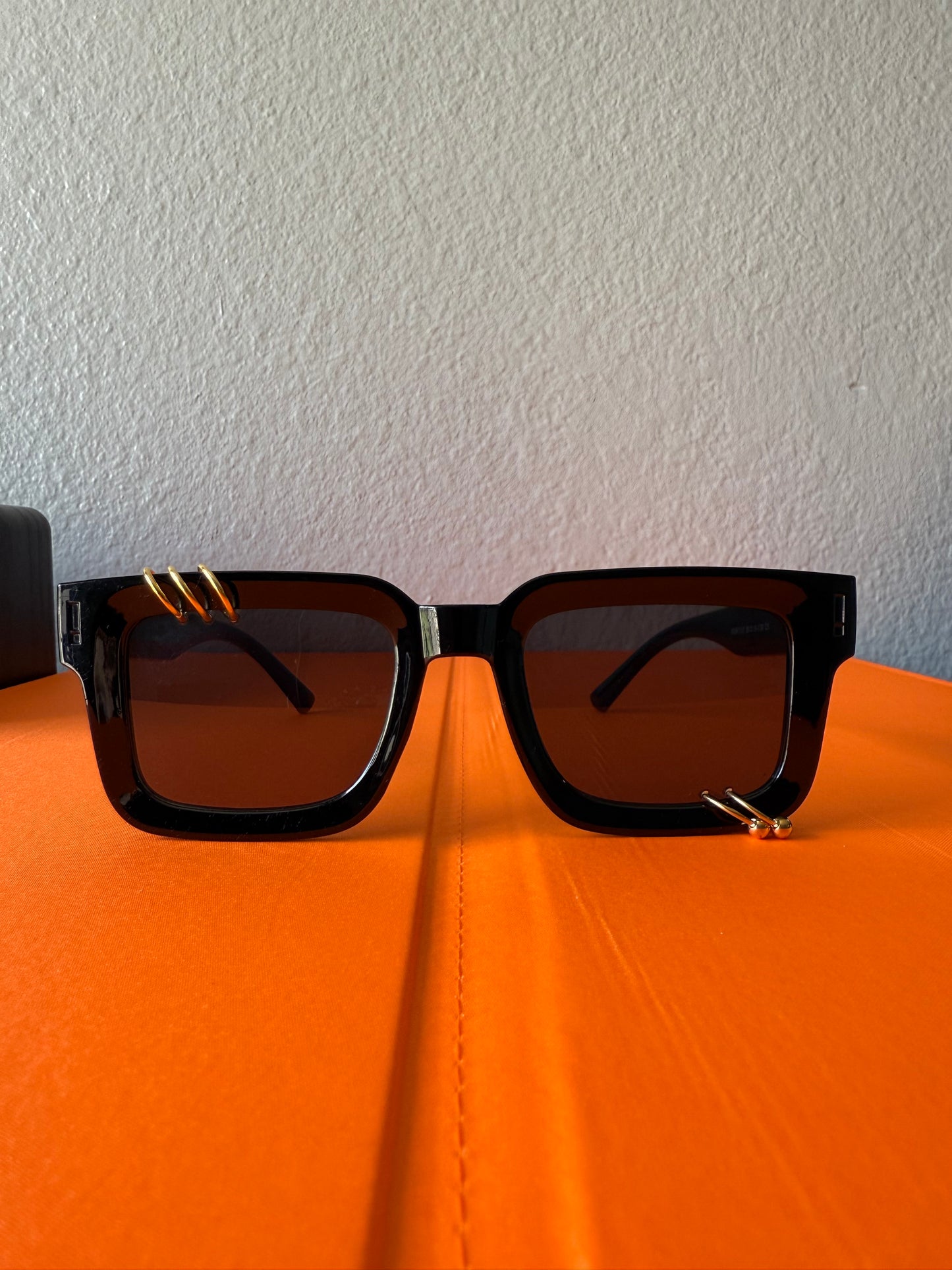 Black on Black Square w/ Gold *RESTOCK*