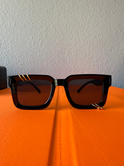 Black on Black Square w/ Gold *RESTOCK*