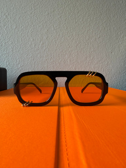 Black & Orange w/ Gold *RESTOCK*