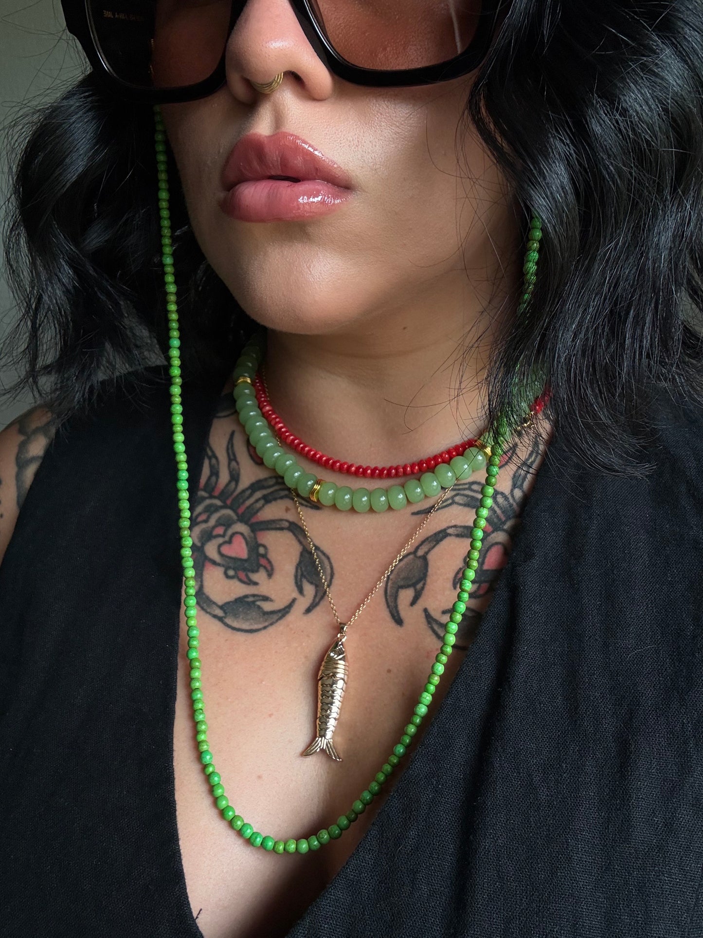 Sour Apple Sunglasses Chain