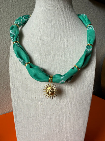 Teal w/ Gold Soleil