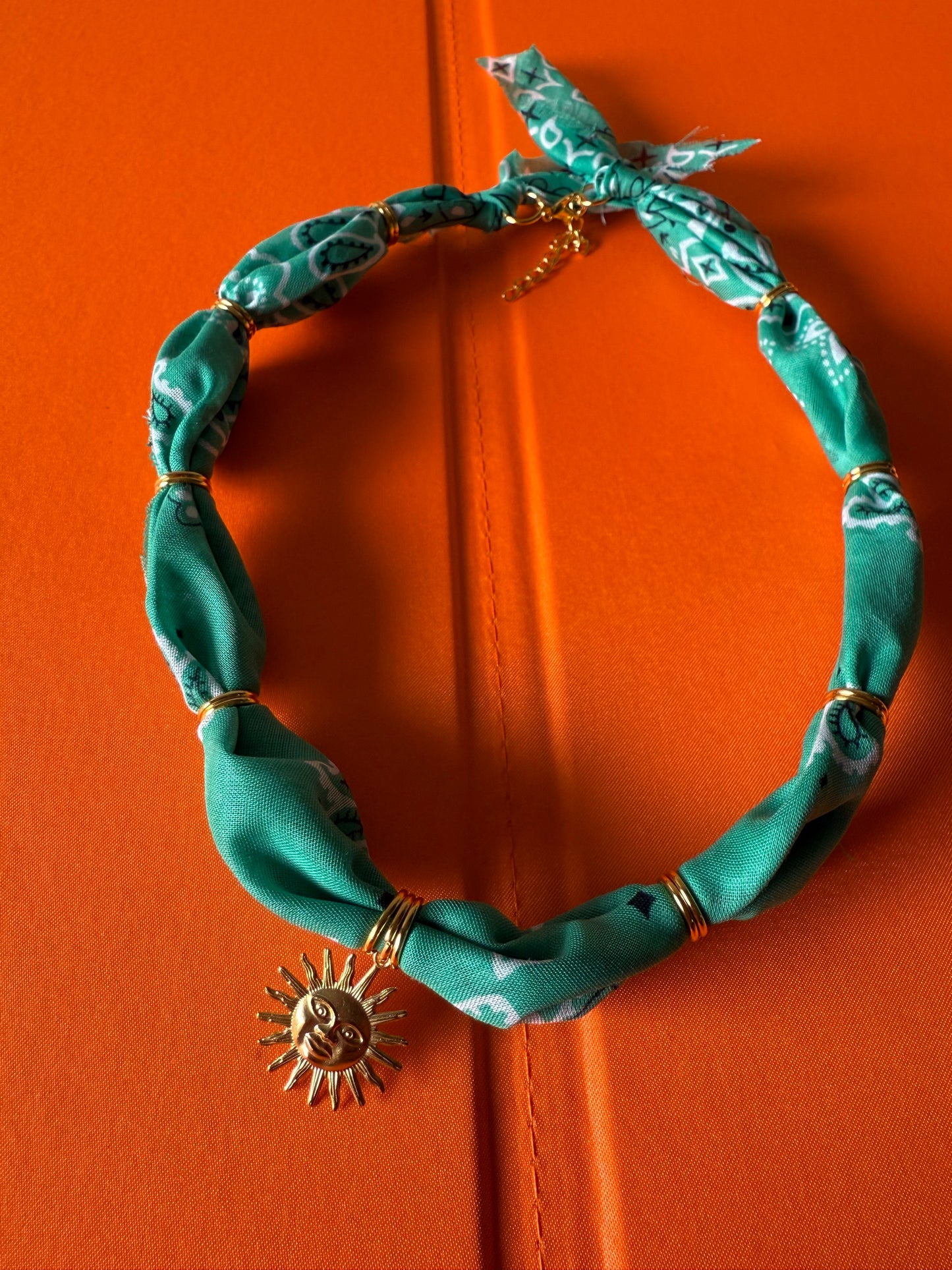 Teal w/ Gold Soleil