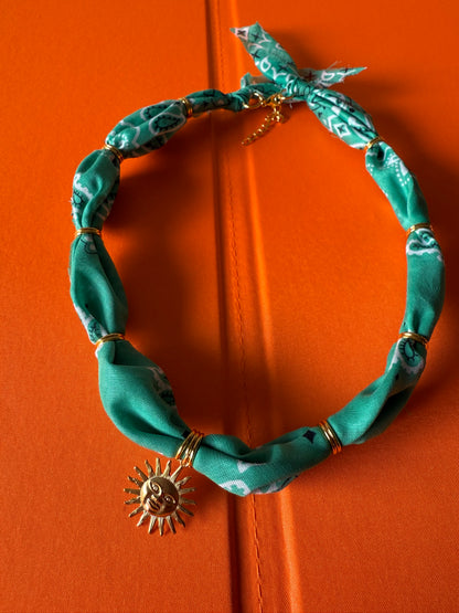 Teal w/ Gold Soleil