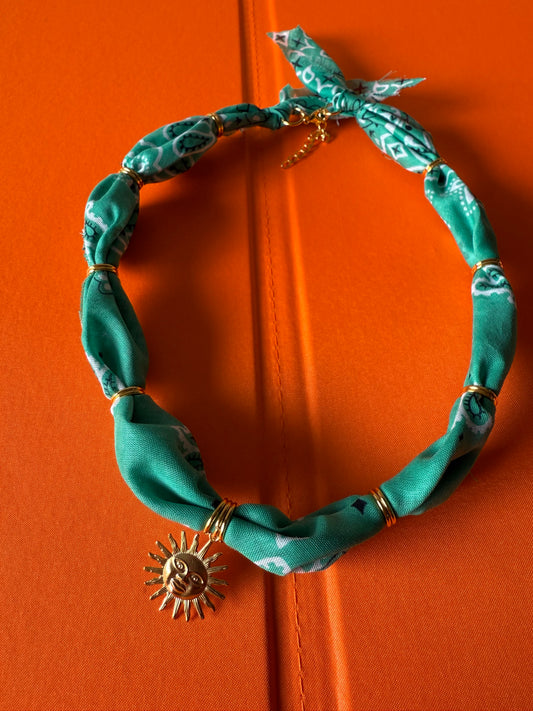 Teal w/ Gold Soleil
