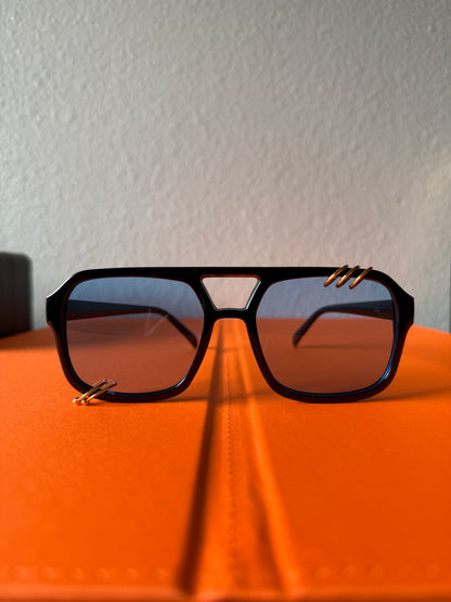 Blue Lenses w/ Gold *RESTOCK*