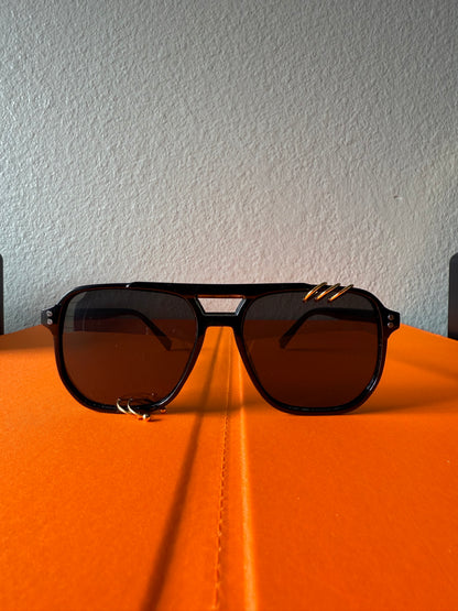 All-Black Aviator w/ Gold *RESTOCK*